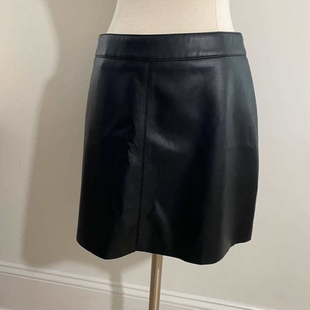 NWT A-Stars Past Midnight Vegan Skirt- Black- XS $119